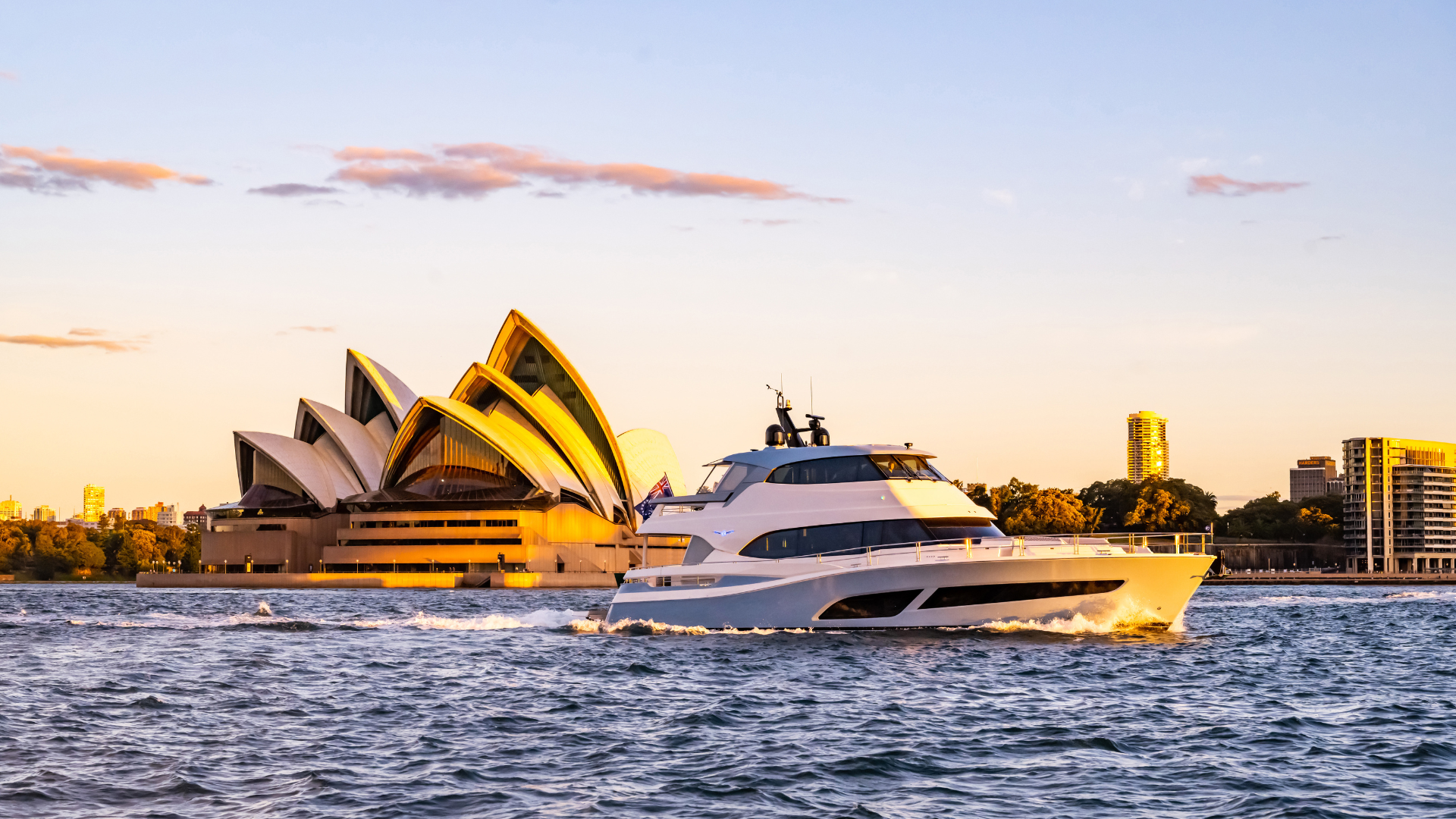 Riviera 78 Motor Yacht Sydney Opera House