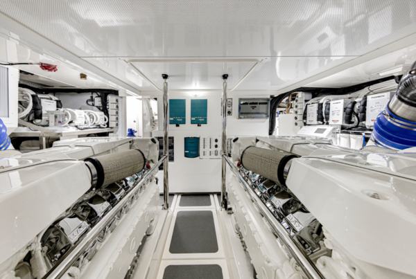Riviera 78 Sports Motor Yacht Engine Room