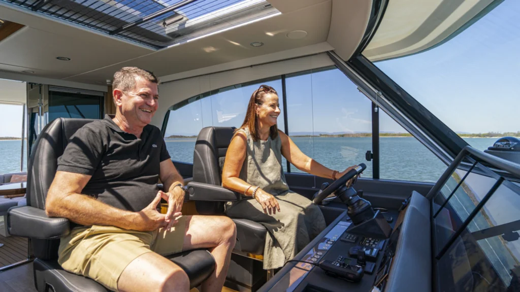 Riviera 58 Sports Motor Yacht - helm