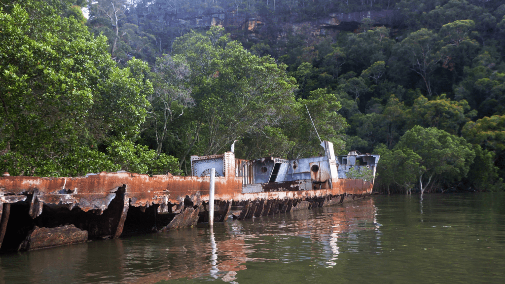 The wreck at Bar Point