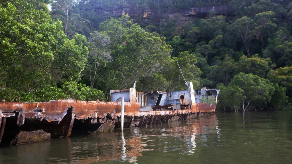 The wreck at Bar Point